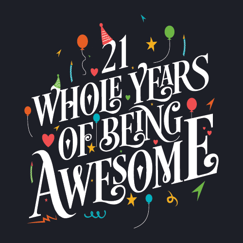 We celebrate 21 years trading